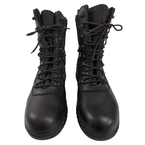 Rothco Tactical Boot Mens 12 Black Side Composite Toe Side Zip Police Military - Picture 2 of 10